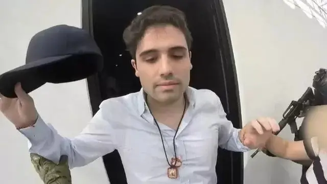 Imagen de la detención de Ovidio Guzmán en 2019.