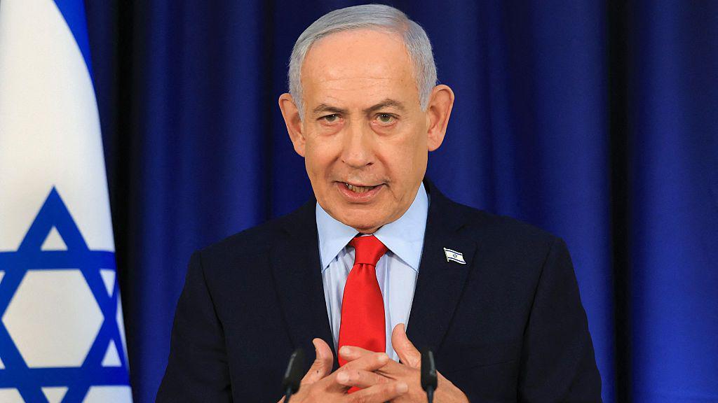 El primer ministro israelí, Benjamin Netanyahu, habla durante una conferencia de prensa en Jerusalén el 19 de marzo de 2026.