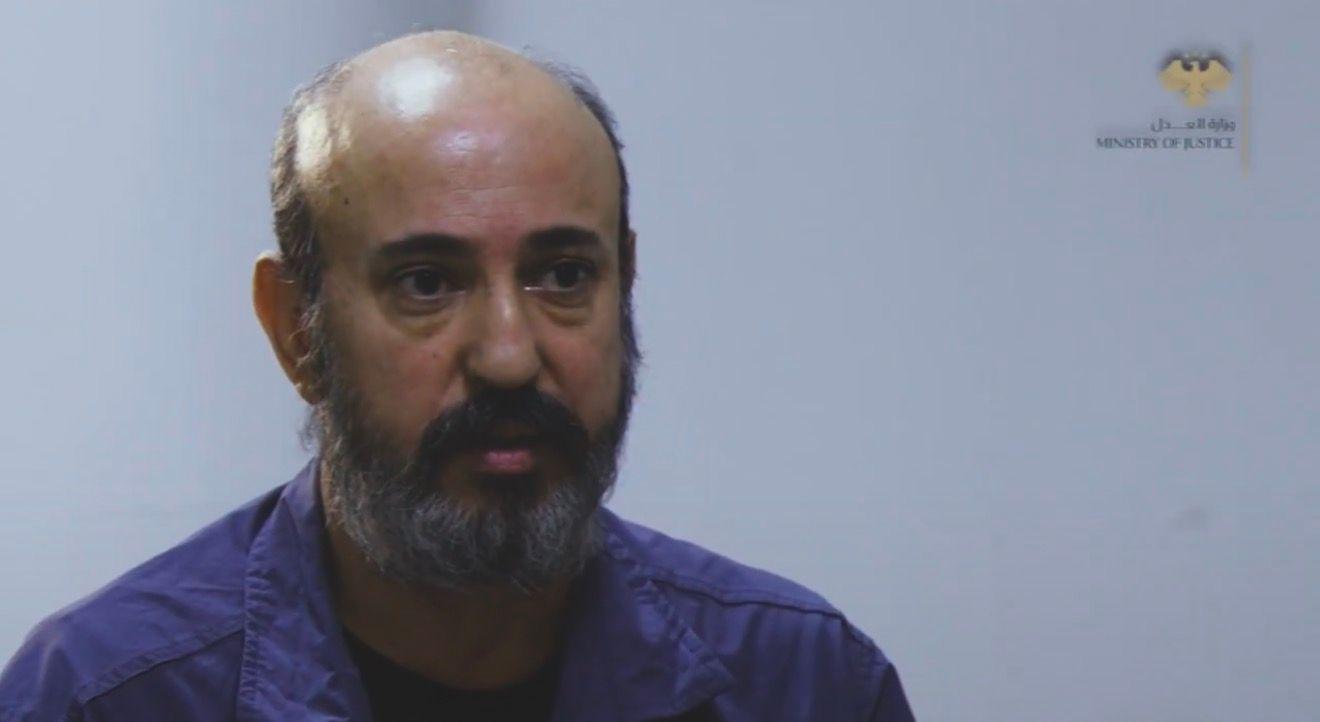 صورة نشرتها وزارة العدل السورية لوسيم الأسد خلال التحقيق معه.