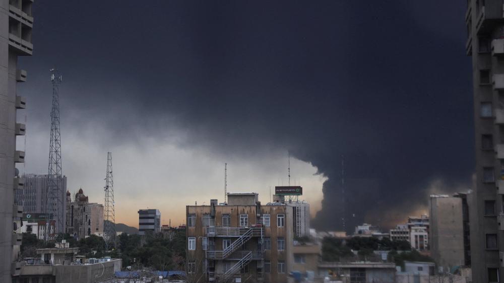 Iranian clerics close to naming new leader as smoke chokes Tehran after oil depot strikes