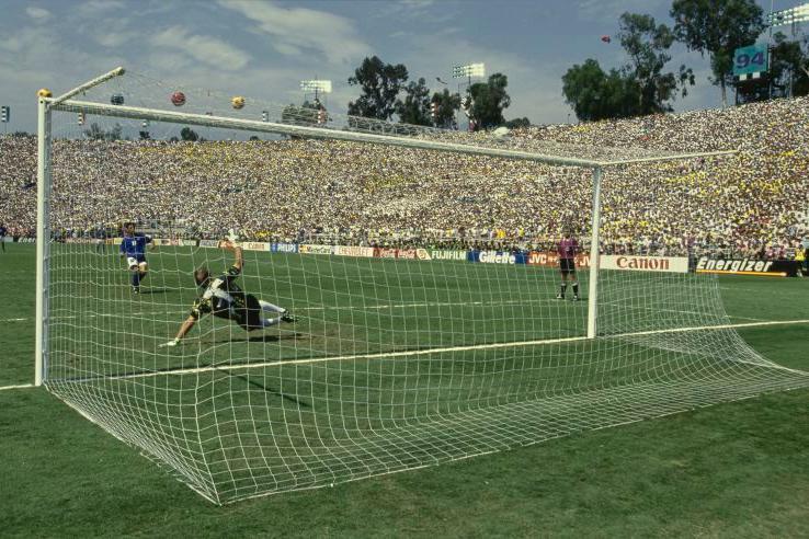 Baggio era o p&ecirc;nalti decisivo na final da Copa de 1994 