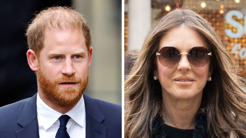 Prince Harry and Liz Hurley in court to hear allegations about Mail groups private investigators