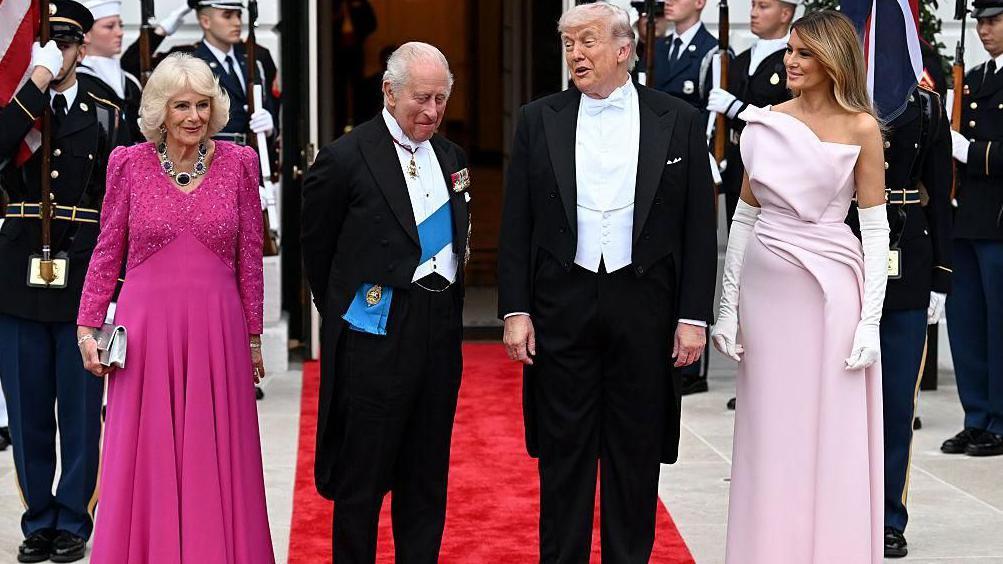 kraljica, kralj, Tramp i Melanija