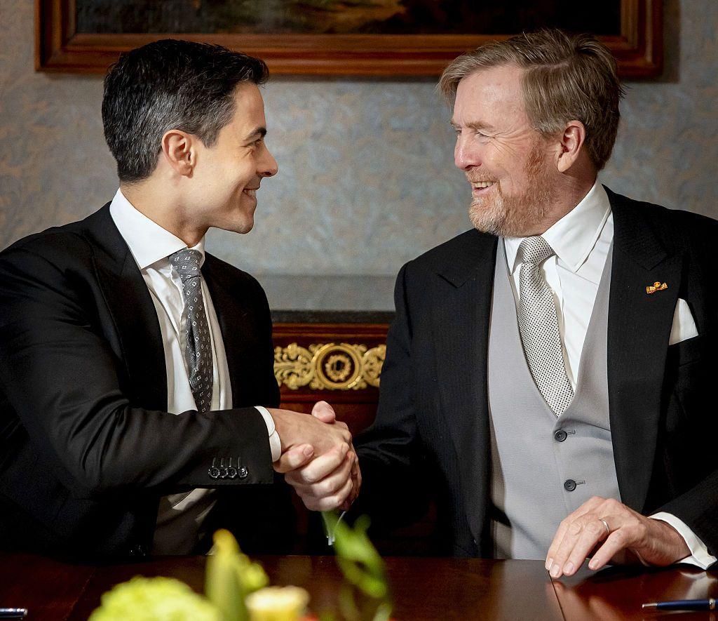 Jetten junto al rey de Países Bajos el pasado lunes.