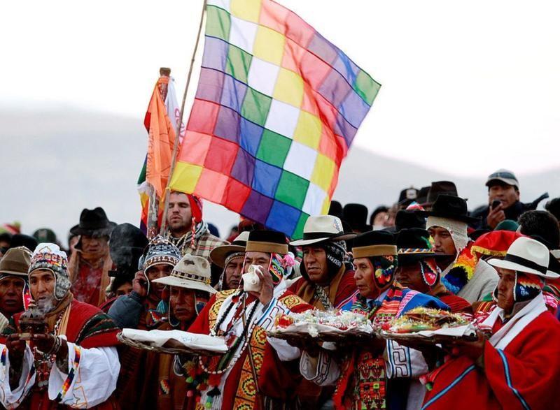 Bandera aymara.