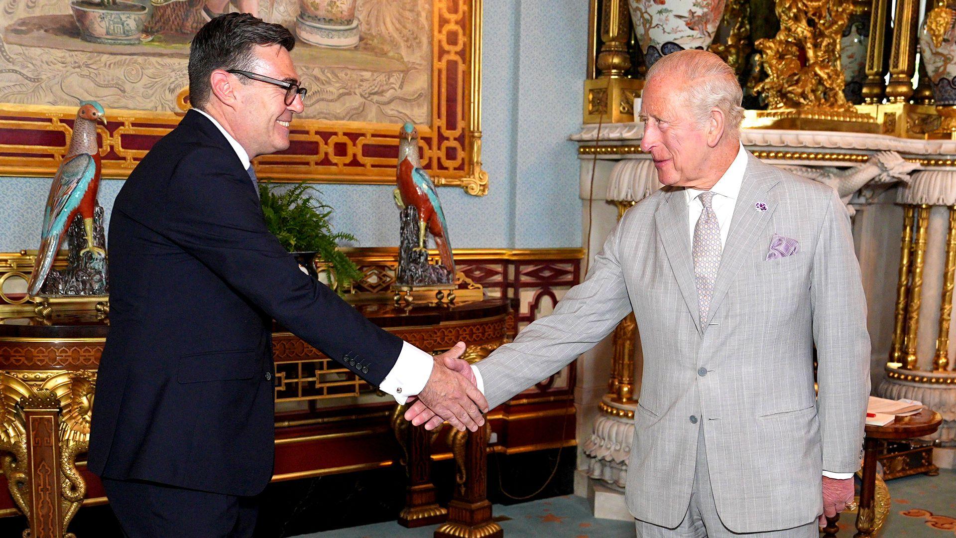 Andy Burnham appointed prime minister by King after Keir Starmer formally resigns