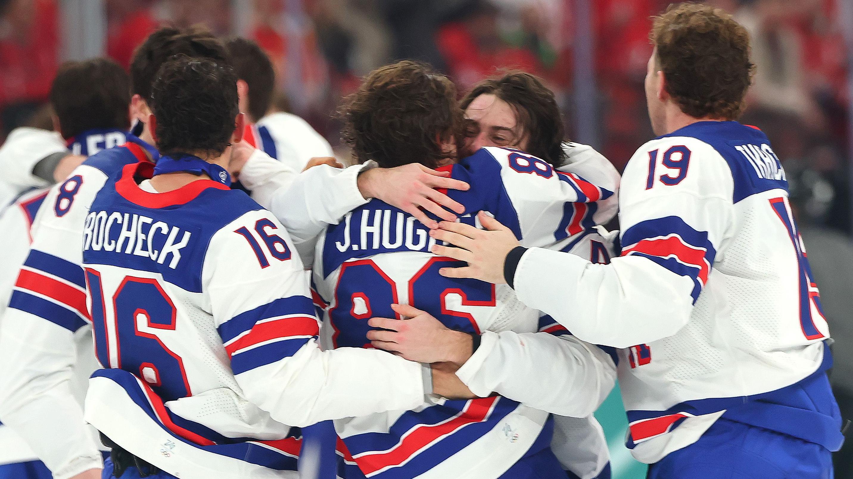 Winter Olympics: US beat Canada in overtime to win ice hockey gold - watch & follow