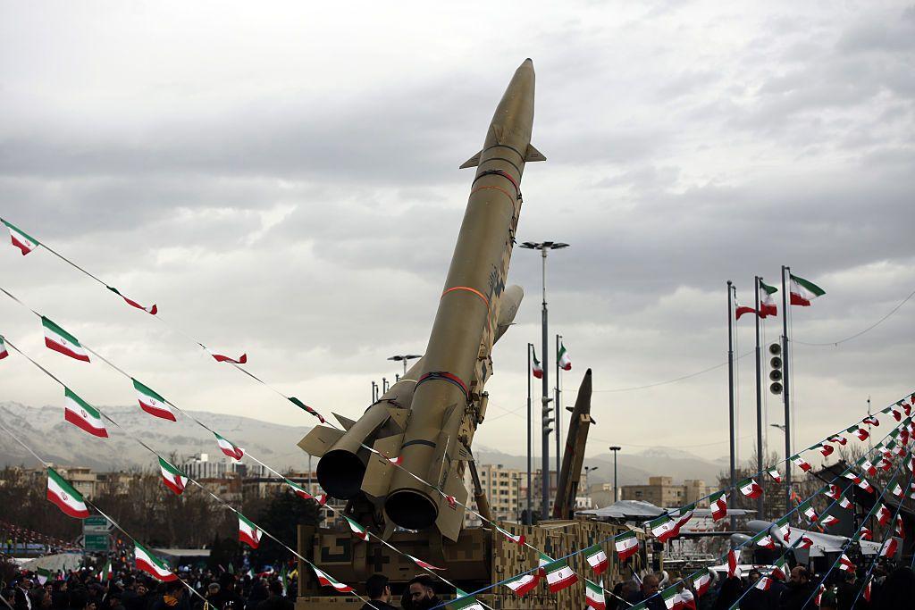 من احتفالات الذكرى السابعة والأربعين للثورة الإيرانية في طهران