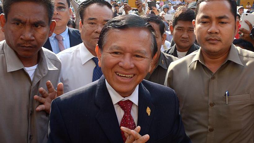 Cambodias former opposition leader receives royal pardon for 27-year sentence