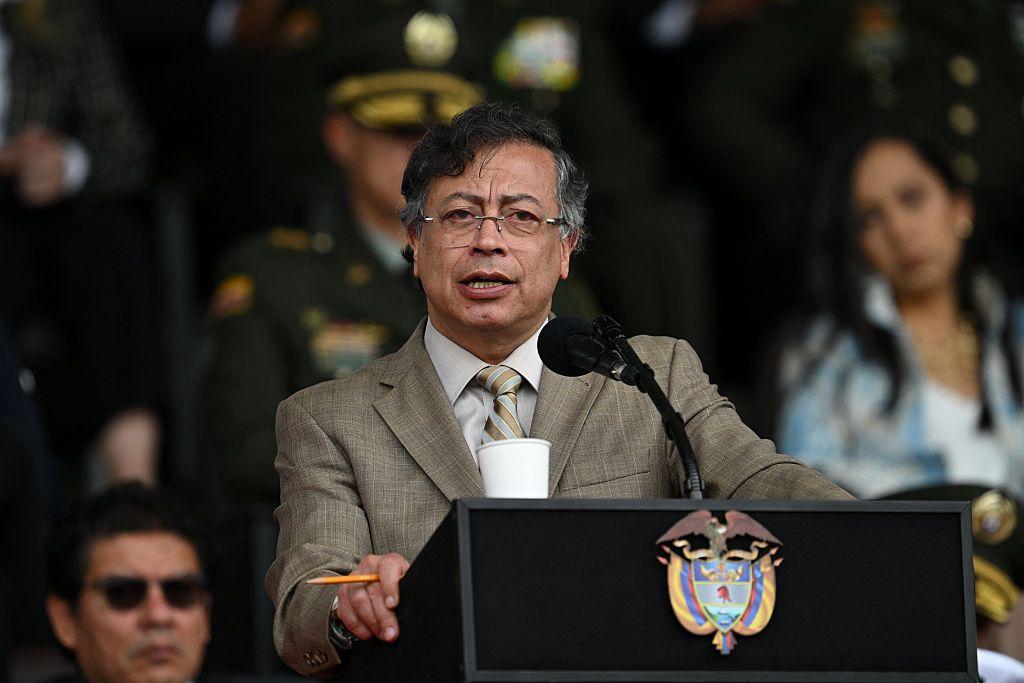 O presidente colombiano Gustavo Petro