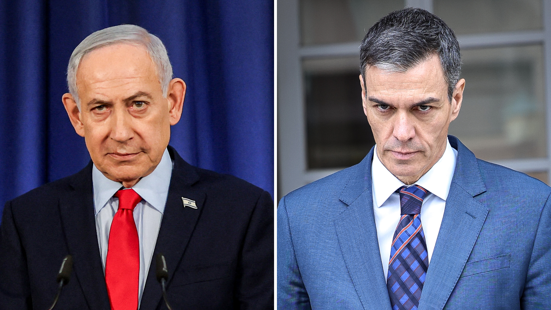 Netanyahu y Pedro Sánchez 