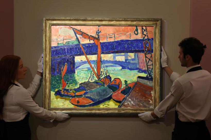 "Barcazas en el Támesis", de André Derain, de 1906.