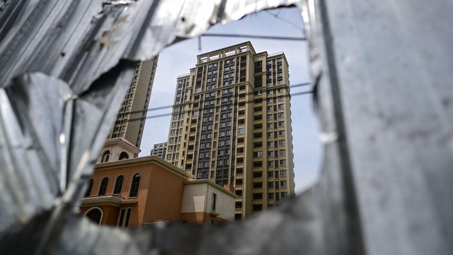 Complexo de prédios residenciais inacabados na cidade de Xinzheng, em Zhengzhou