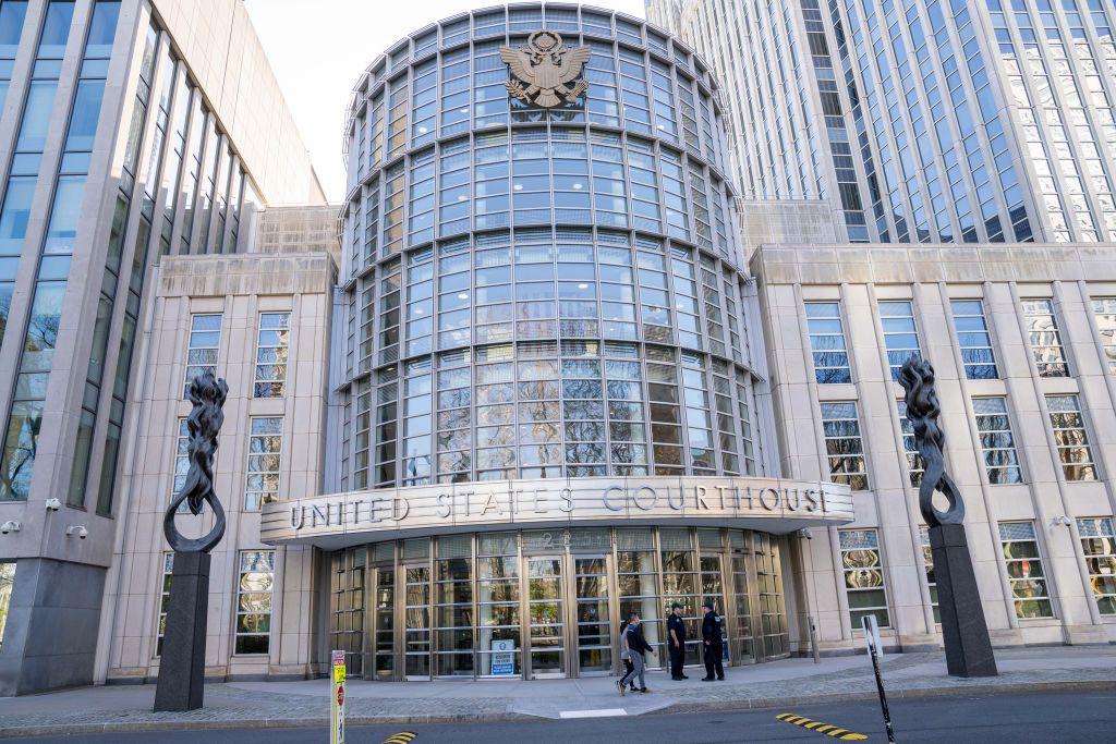 Fachada de la corte federal de Brooklyn en Nueva York