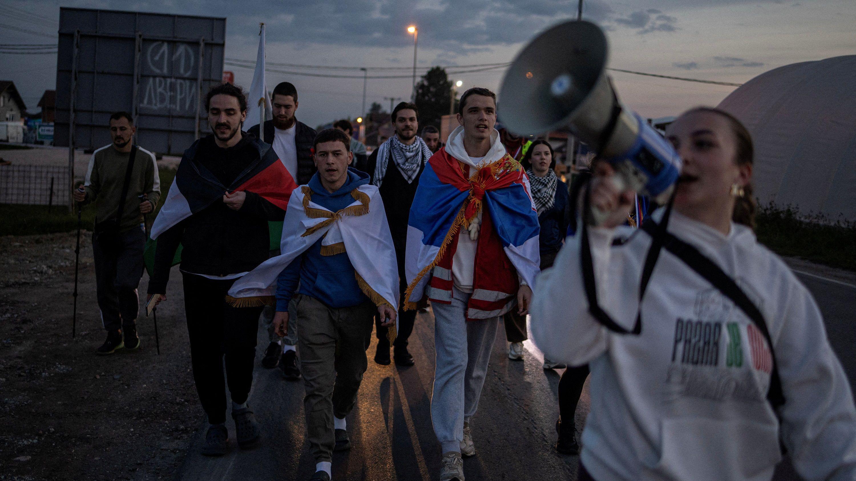 Studenti iz Novog Pazara nedaleko od Čačka