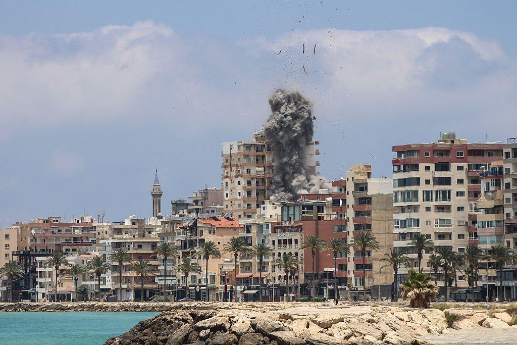 Bombardeo en Beirut