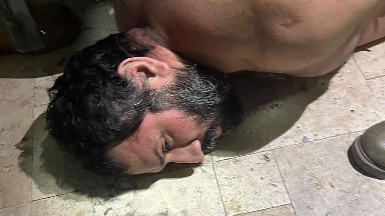 Momento de la detención de alias "Fito"