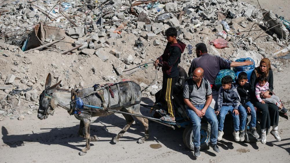 Were exhausted from displacement, exhausted from war - Gazans tell BBC