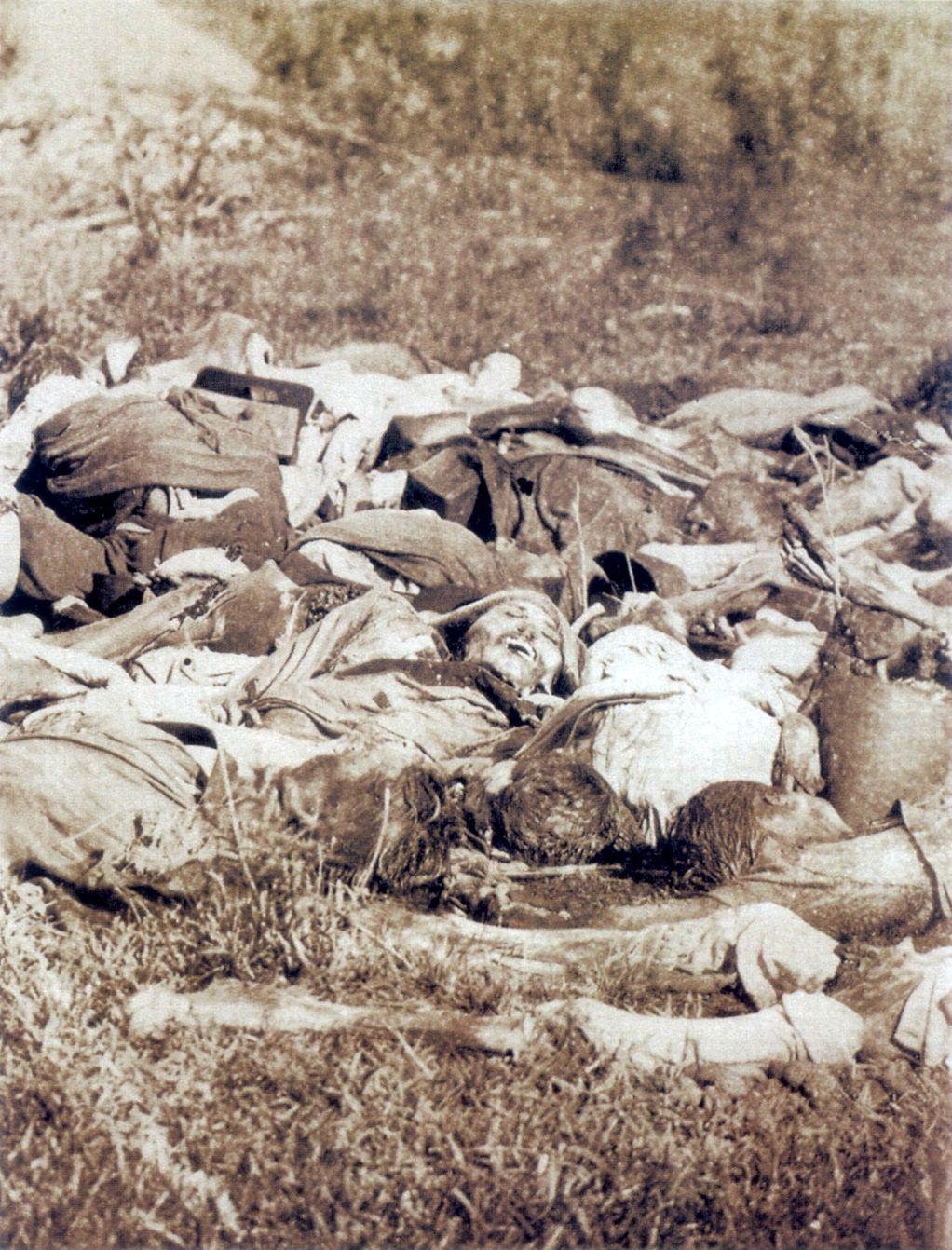 Cad&aacute;veres na Guerra do Paraguai