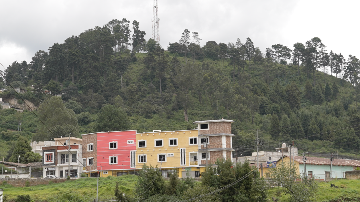 Casas de remesas de colores