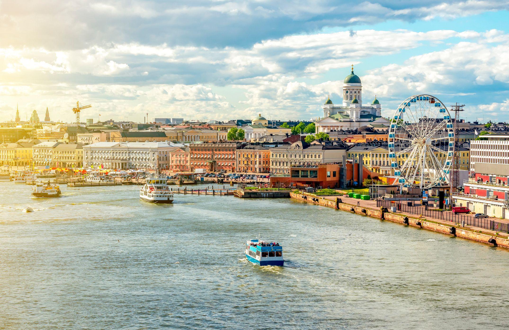 Una vista panorámica de Helsinki