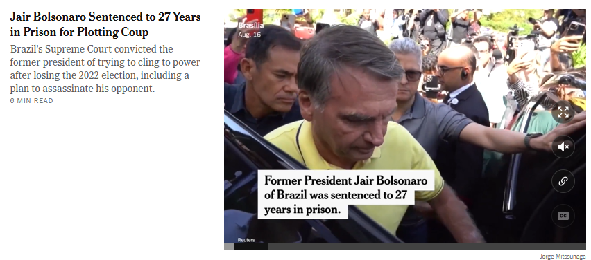 Página do New York Times