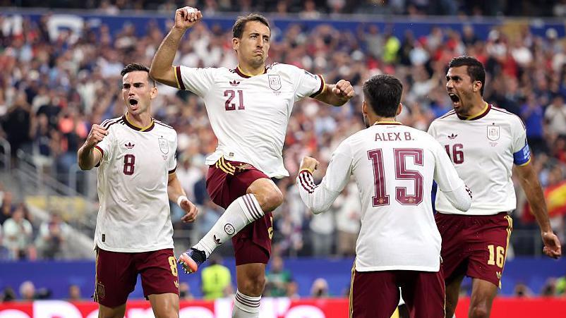 Oyarzabal penalty gives Spain lead against France in semi-final