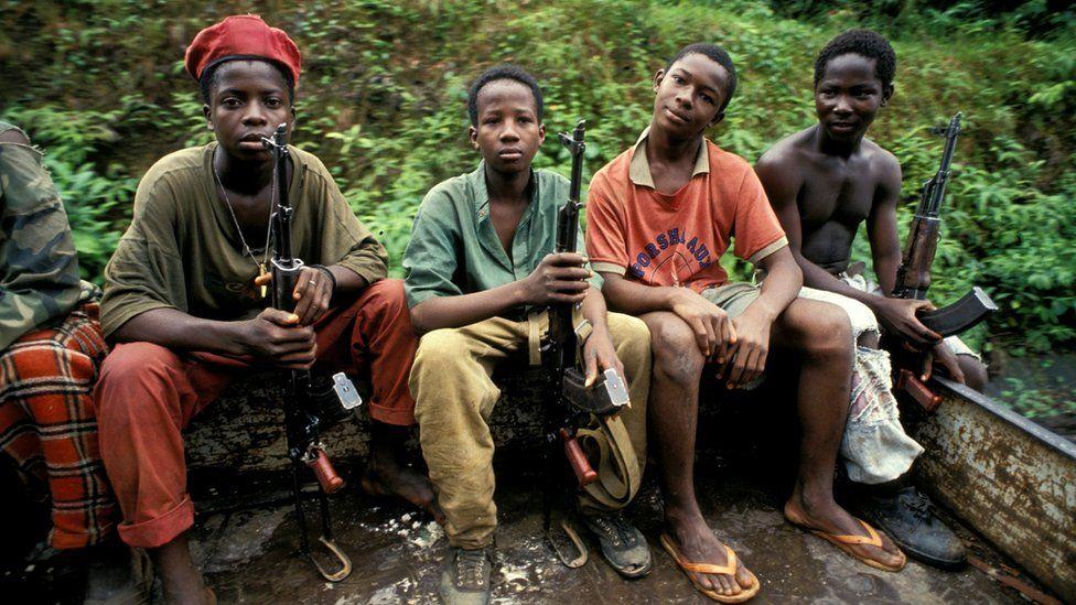 Pobunjenici Narodnog patriotskog fronta u Liberiji 1993.