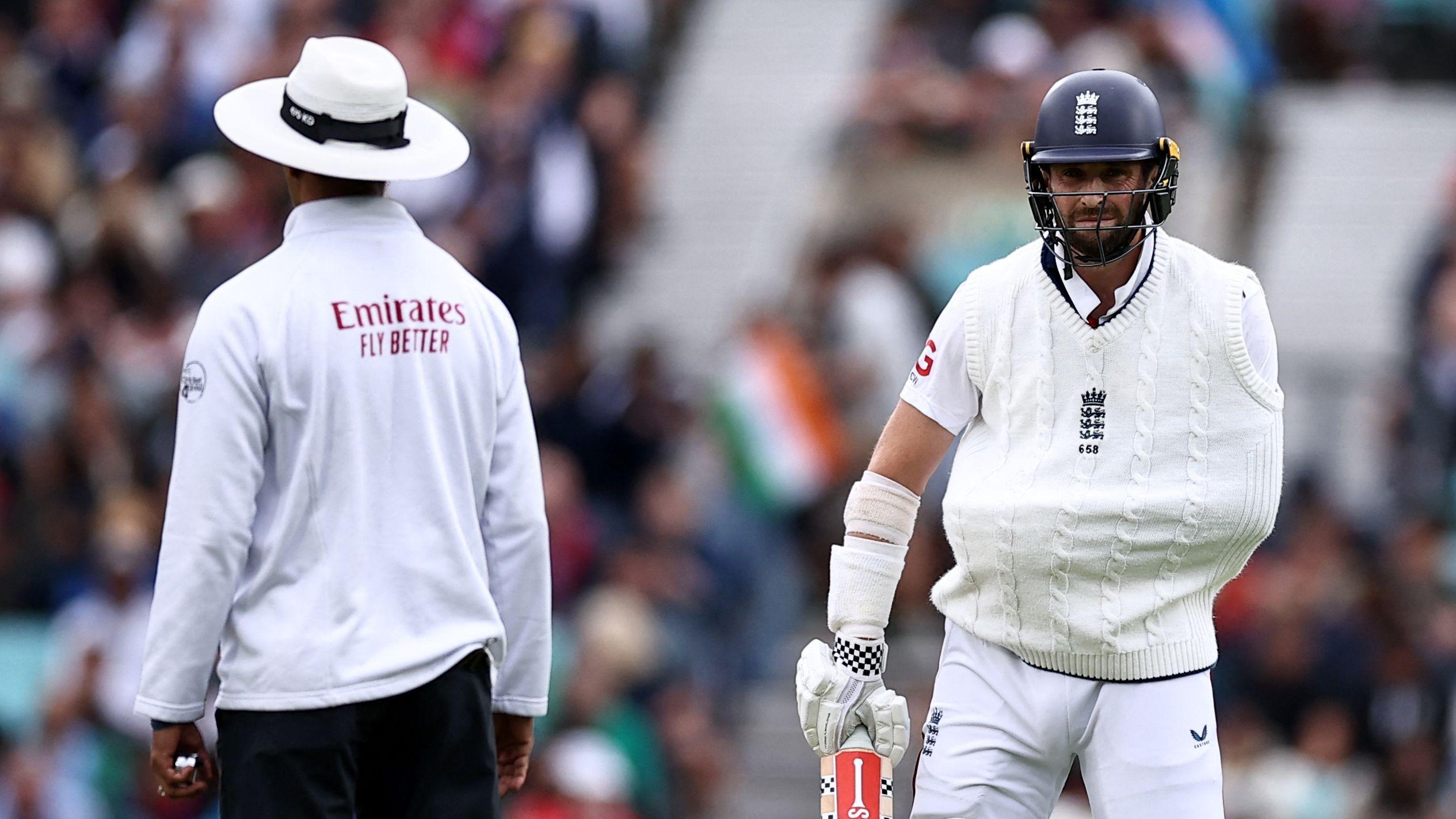 England need 11 to win after Atkinson six; Woakes batting in sling