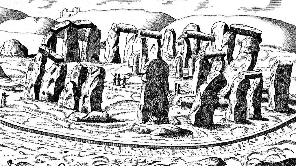 Ilustracija spomenika Stounhedž