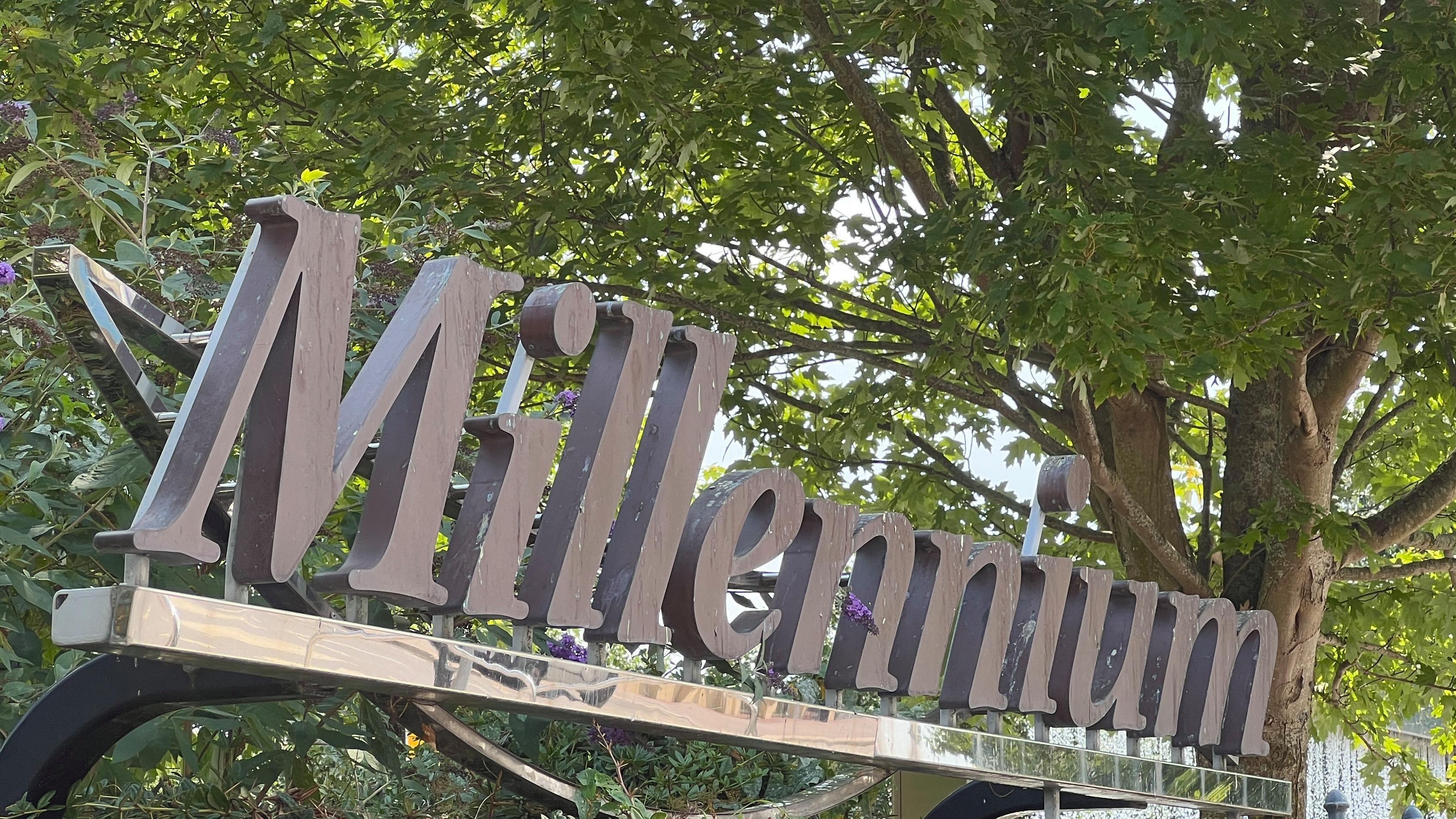 منظر عام لكلمة "millennium" بمعنى الألفية.