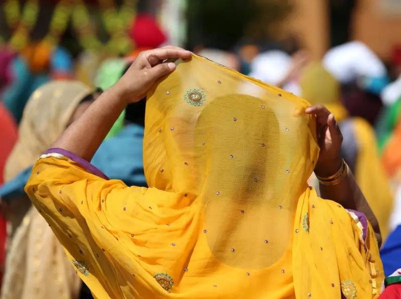 سکھ یاتری، خاتون