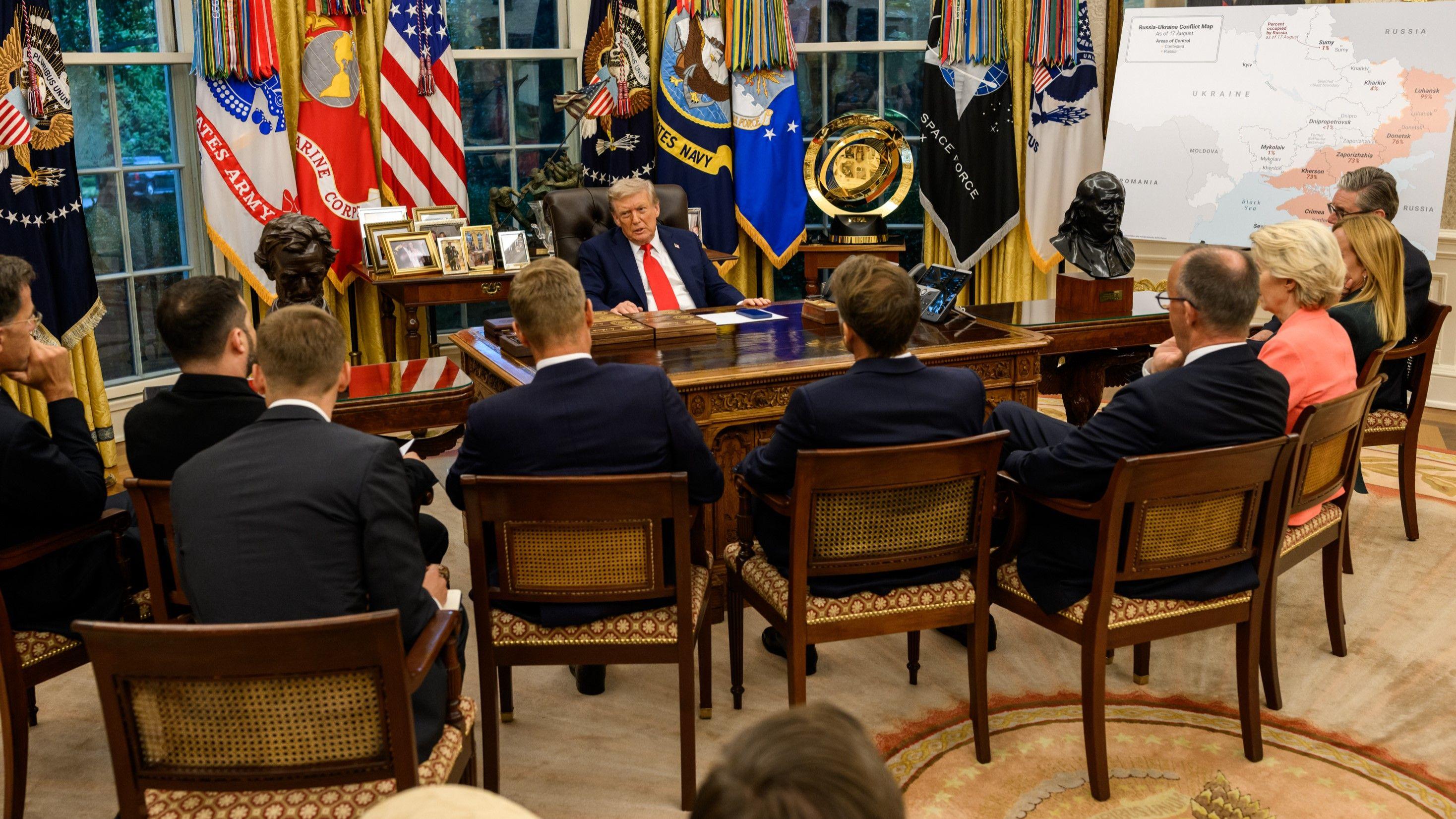 Why Oval Office map has played crucial role in Trumps view of Ukraine war