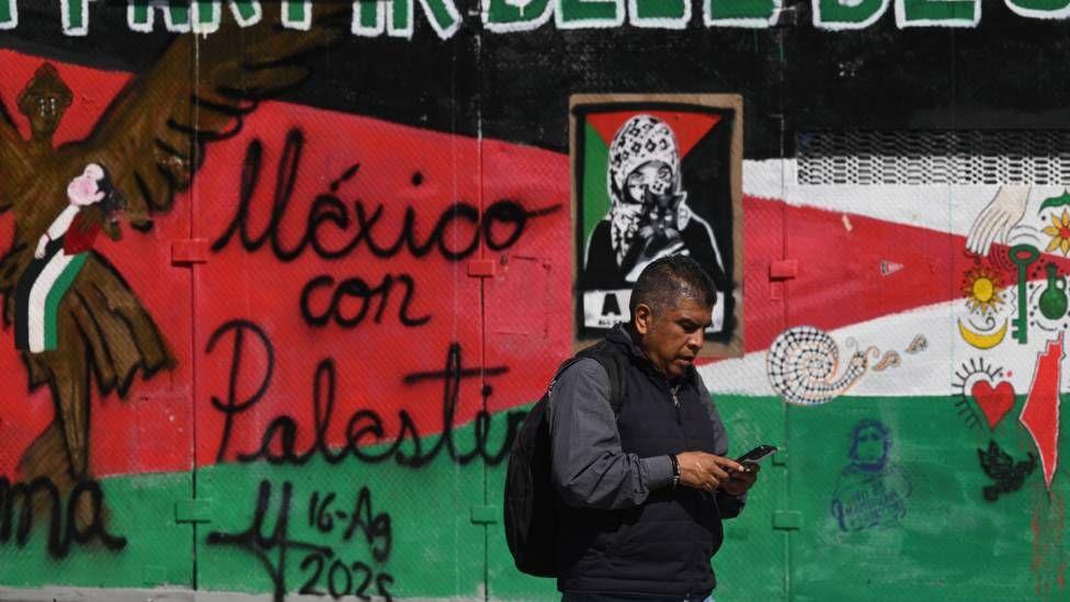Mural de Palestina en México 