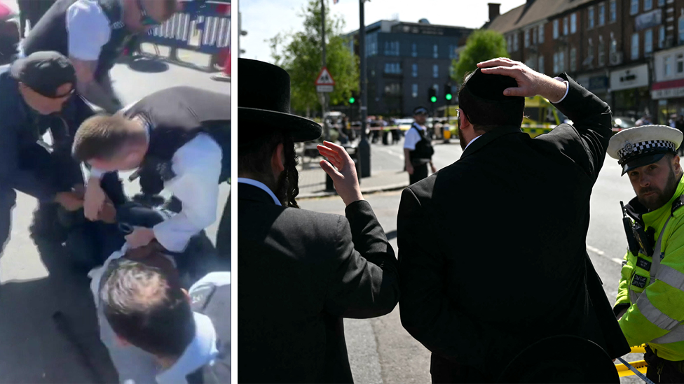 Two Jewish men seriously injured after being stabbed in north London