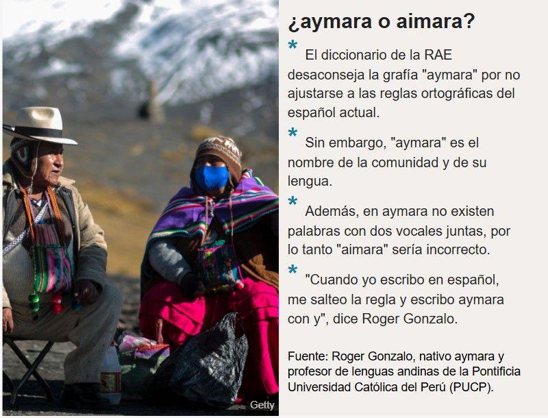 Descripción del Aymara