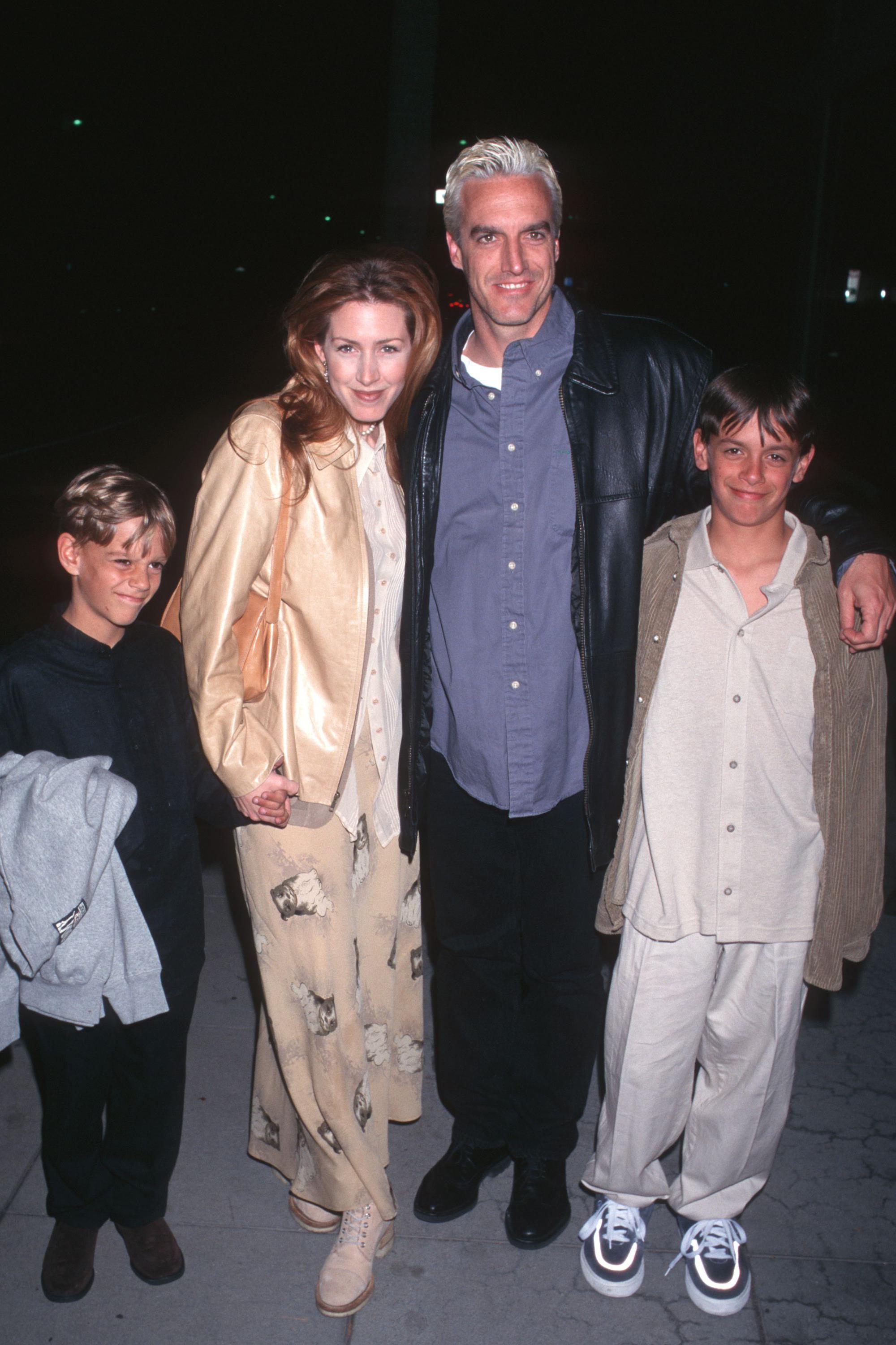 Chris Duddy junto a su familia.