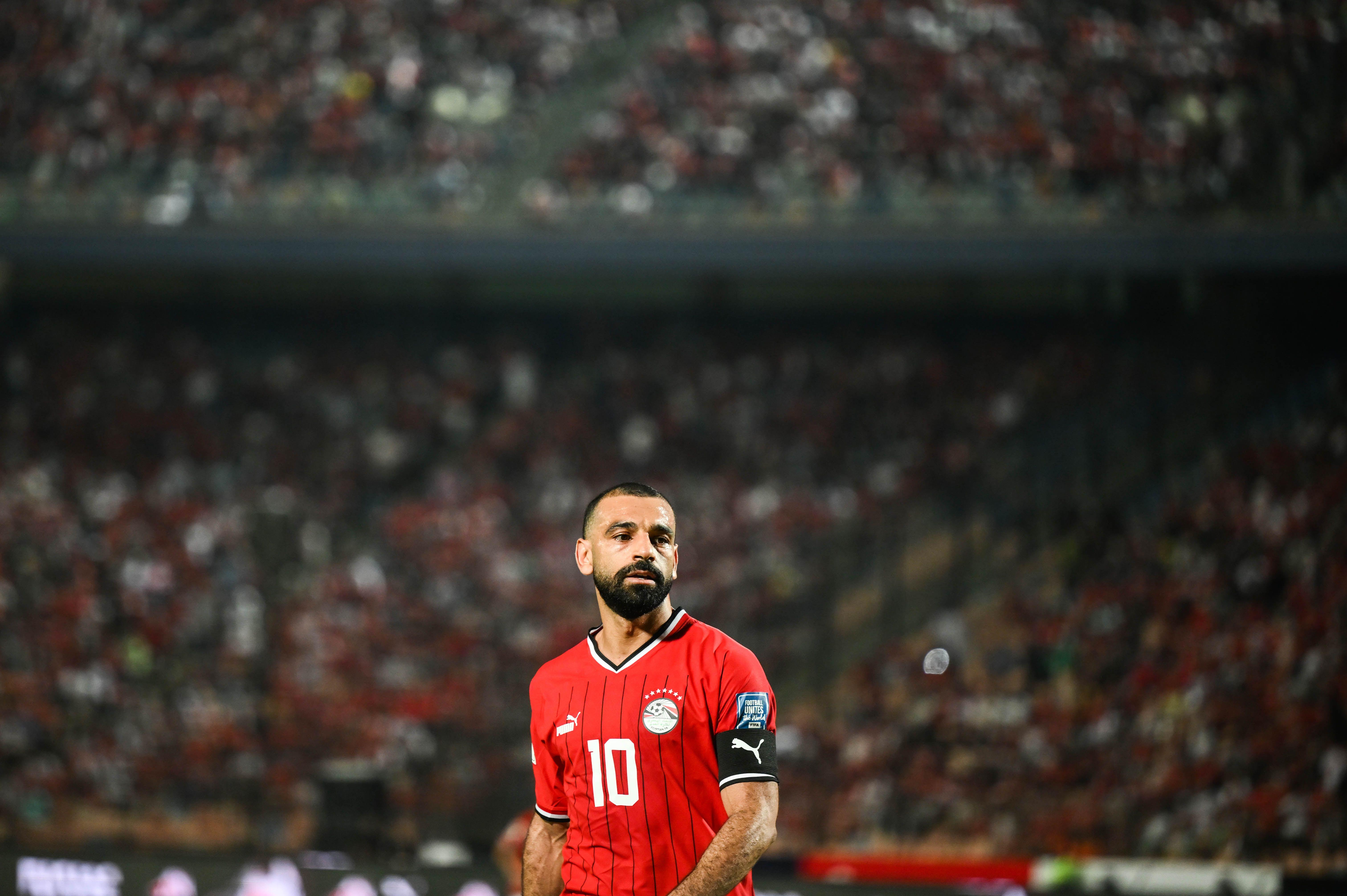 محمد صلاح في قميص منتخب مصر