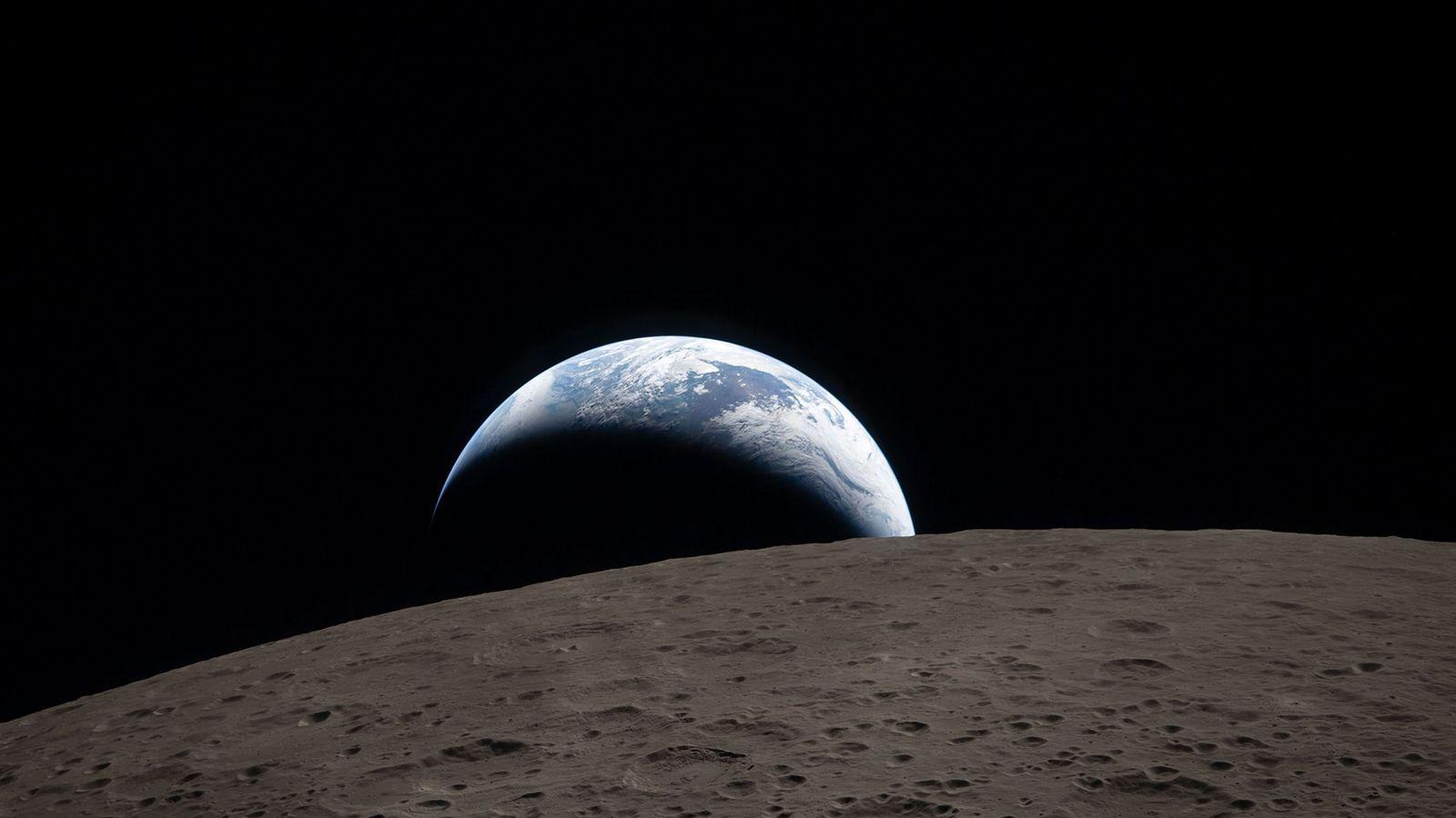 La Tierra vista desde la misión de la NASA Artemis II