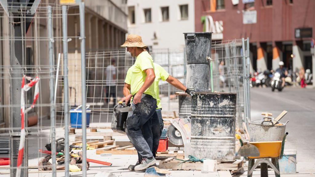 Trabajadores de obra