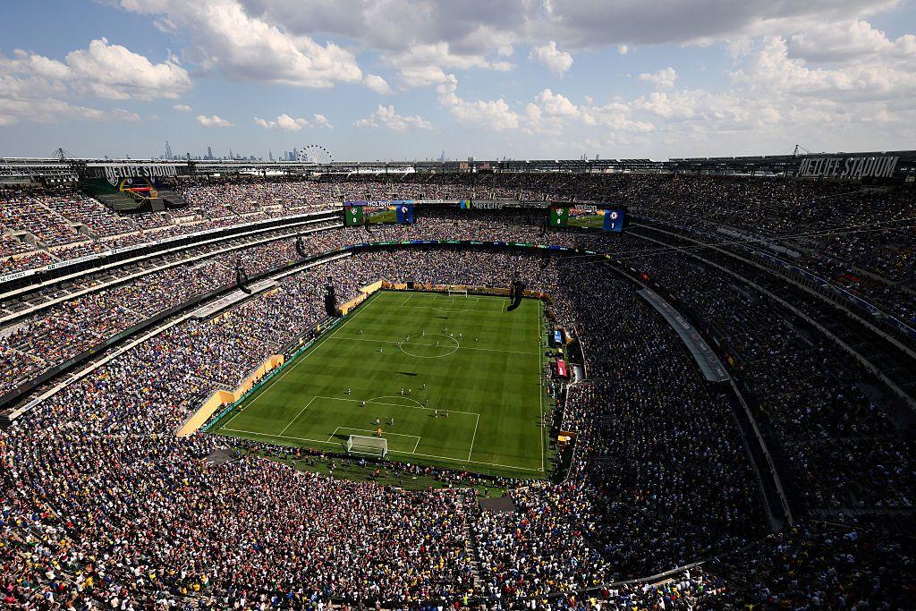Un partido de fútbol en el estadio Metlife de Nueva Jersey