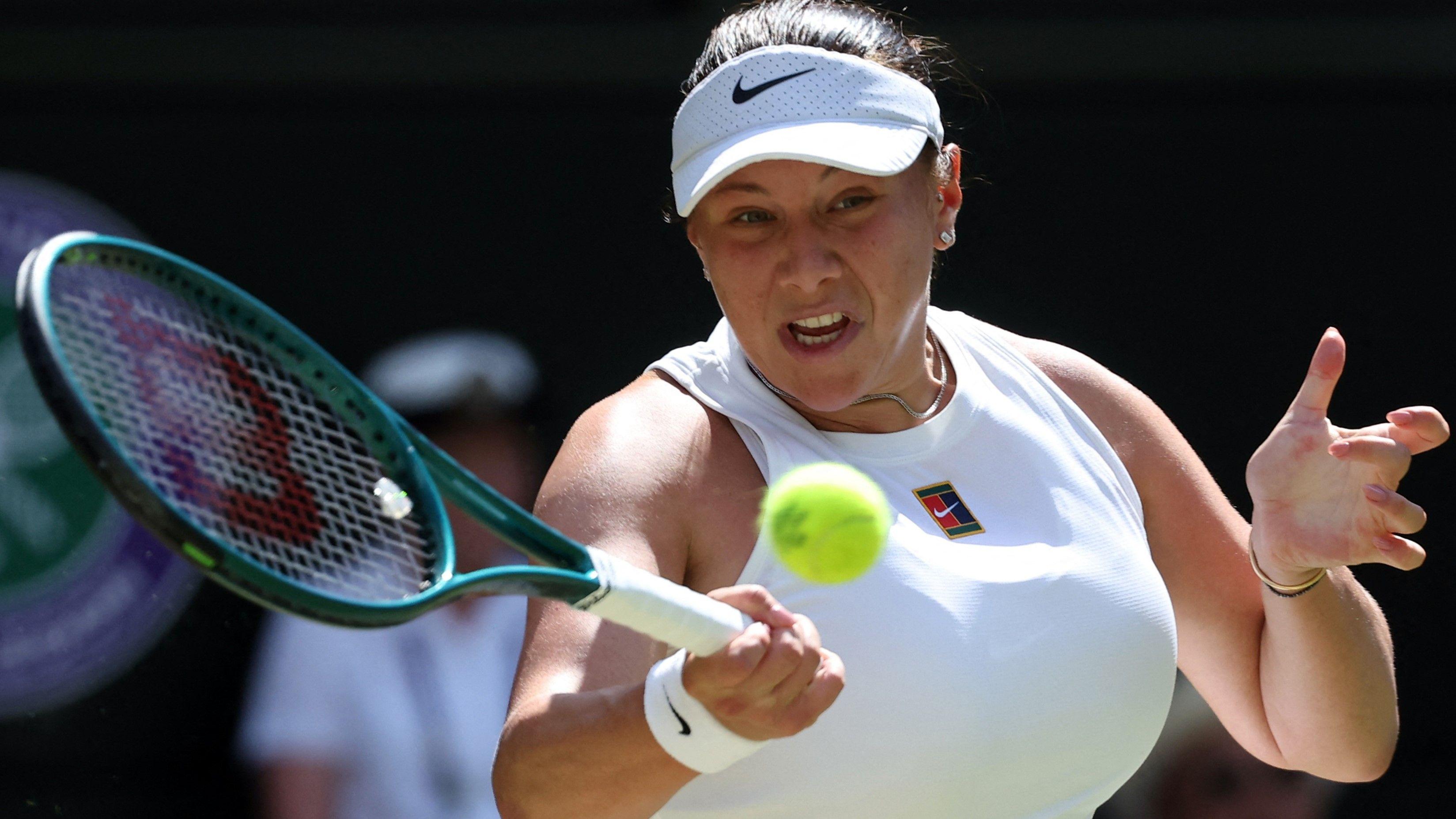 Wimbledon semi-finals: Anisimova saves set points against Sabalenka