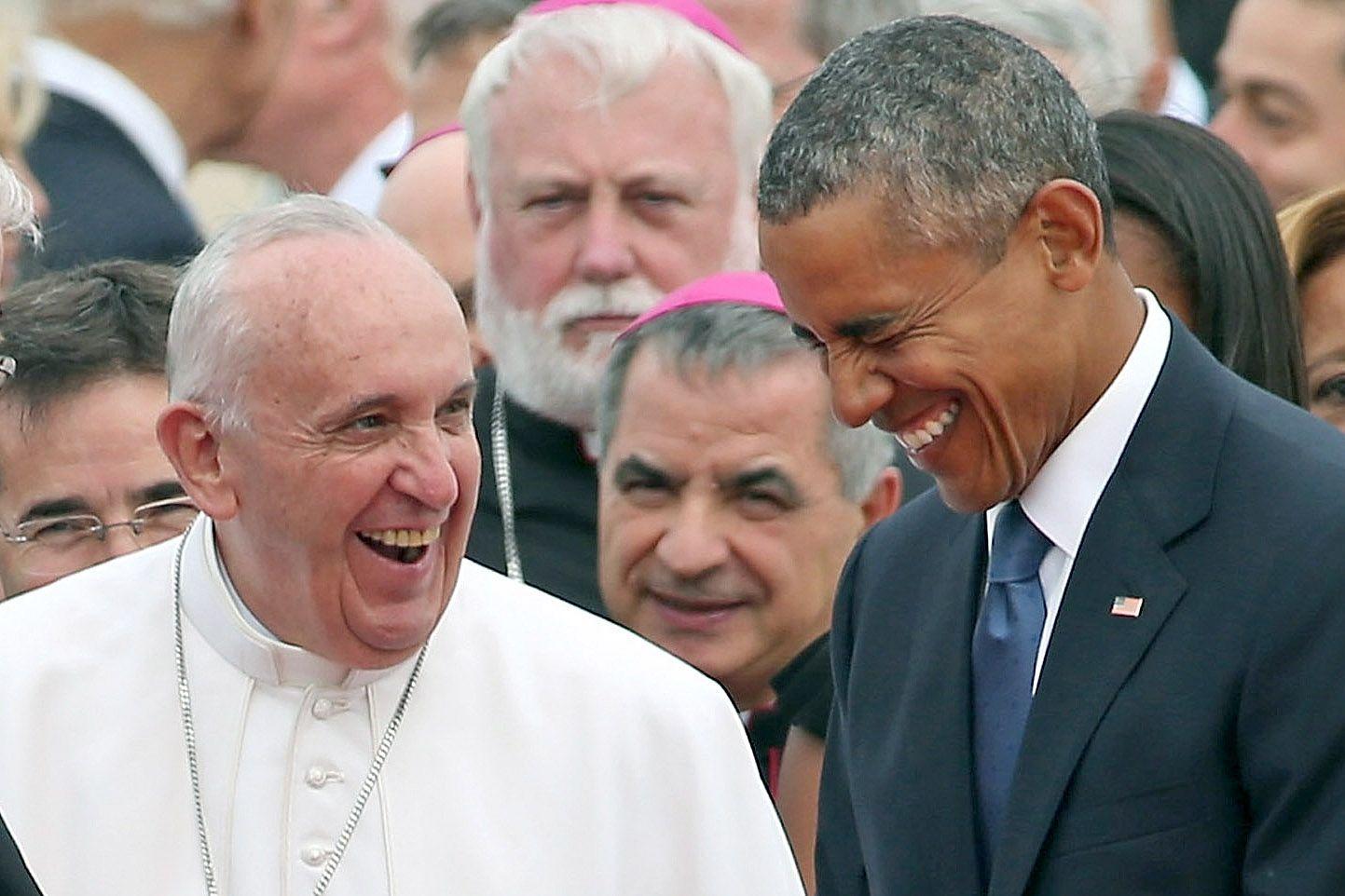 Papa Francisco com Barack Obama
