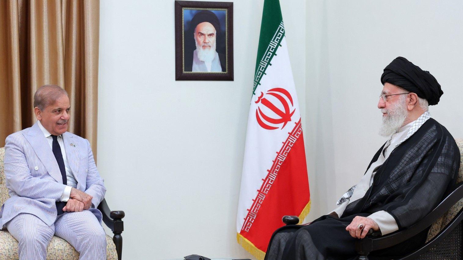 شہباز شریف، آیت اللہ علی خامنہ ای