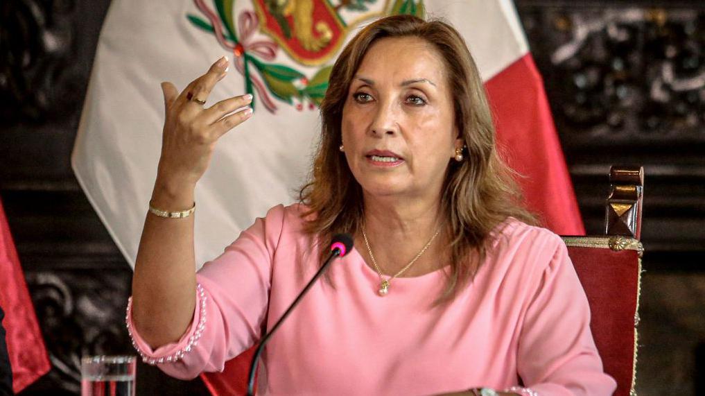 La expresidenta Dina Boluarte.