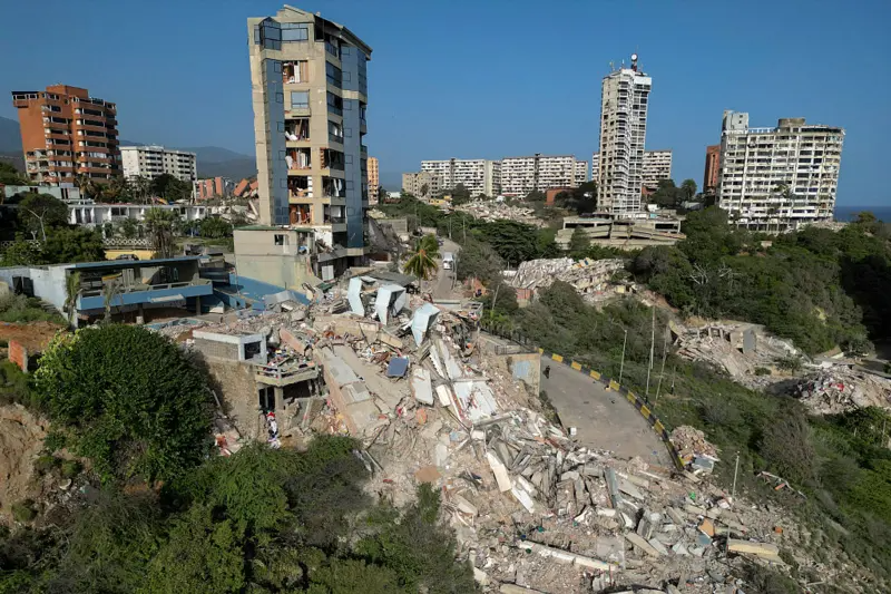 Imagem a&eacute;rea mostra destrui&ccedil;&atilde;o em La Guaira