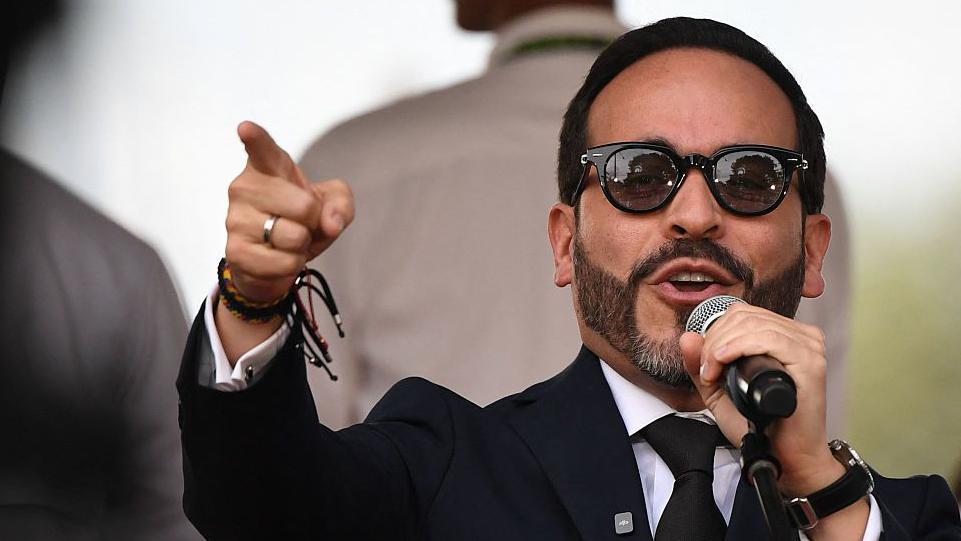 De la Espriella en un discurso en Medellín el pasado 20 de julio. 