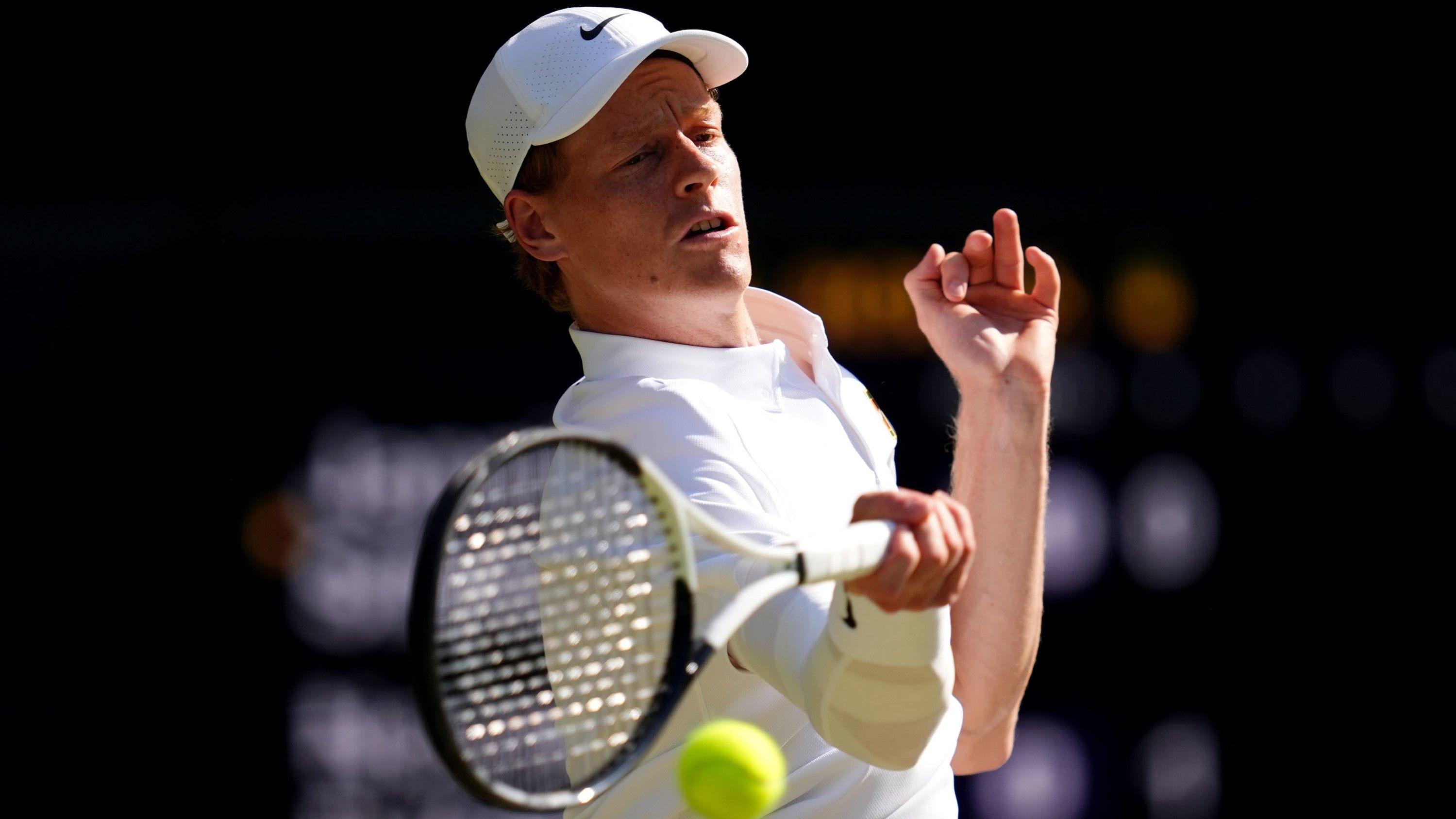 Wimbledon semi-finals: Sinner breaks Djokovic early in first set