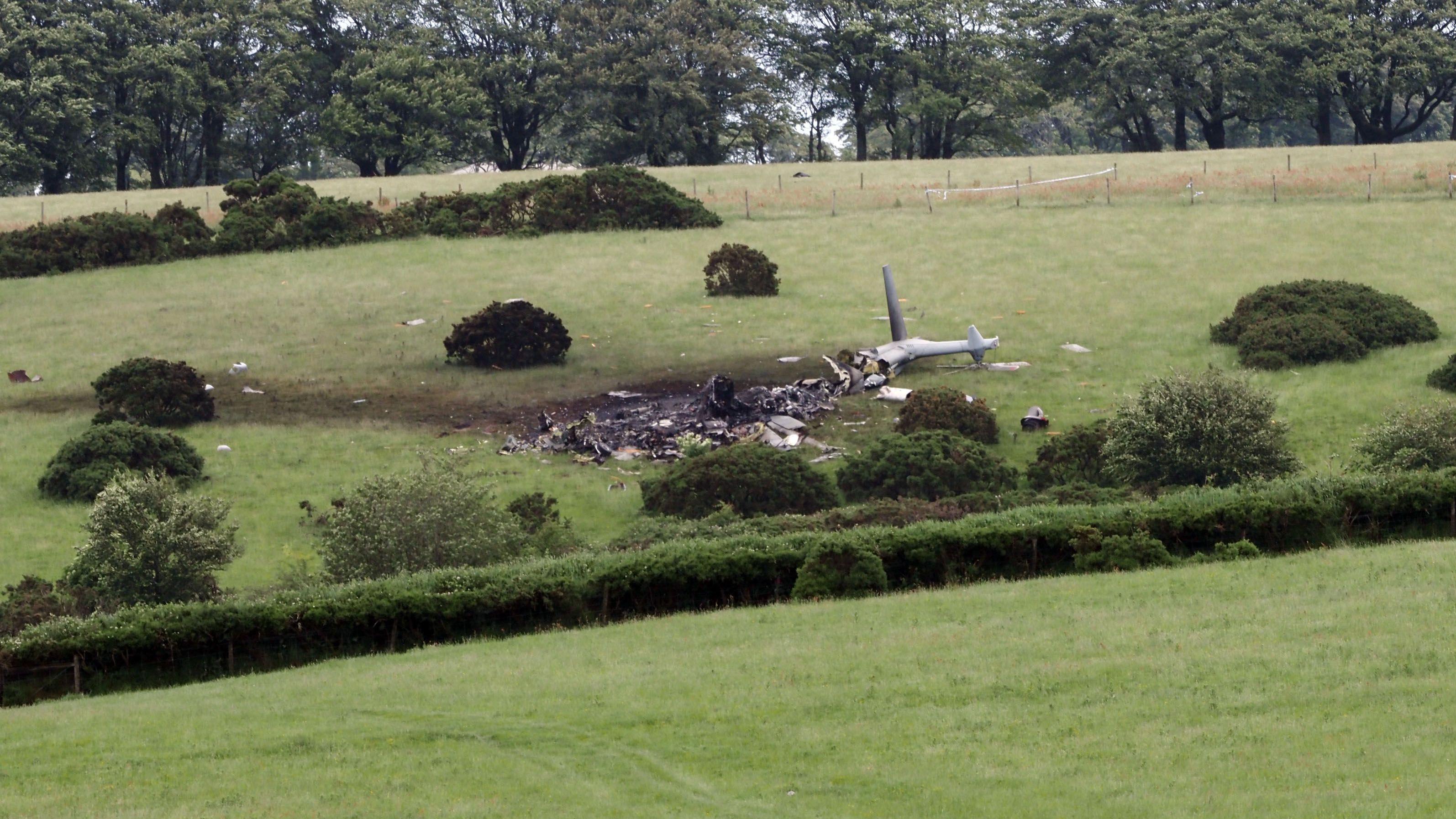 Three dead in Royal Navy helicopter crash