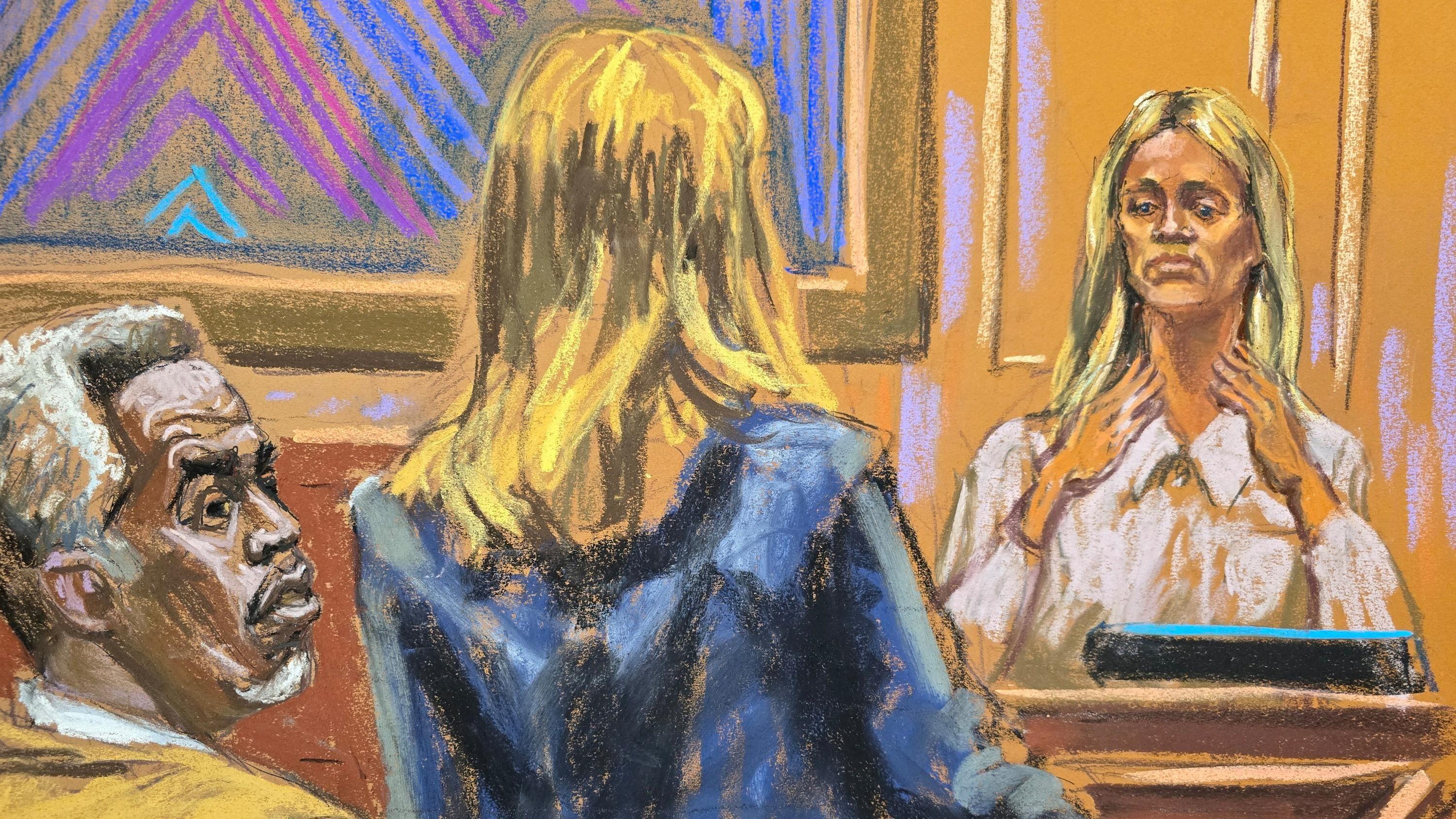 Diddy smashed on Cassie Venturas door with hammer, trial told